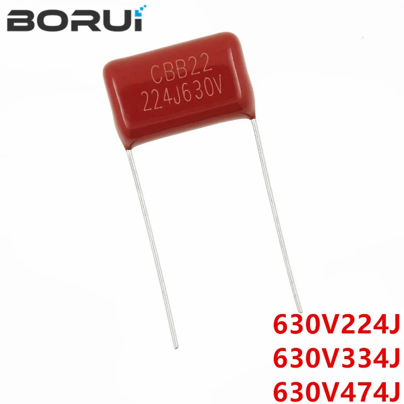 10PCS 630V224J 0.22UF Pitch 15mm 224 630V 220nf 630V334J 330nF 0.33uf 630V474J 470NF 0.47UF 20MMCBB Polypropylene film capacitor
10PCS 630V224J 0.22UF Pitch 15mm 224 630V 220nf 630V334J 330nF 0.33uf 630V474J 470NF 0.47UF 20MMCBB Polypropylene film capacitor