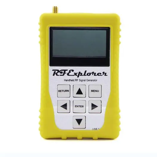 RF Explorer - 3G Combo 15-2700 MHz Handheld Digital Spectrum Analyzer with Yellow Rubber Case
RF Explorer - 3G Combo 15-2700 MHz Handheld Digital Spectrum Analyzer with Yellow Rubber Case