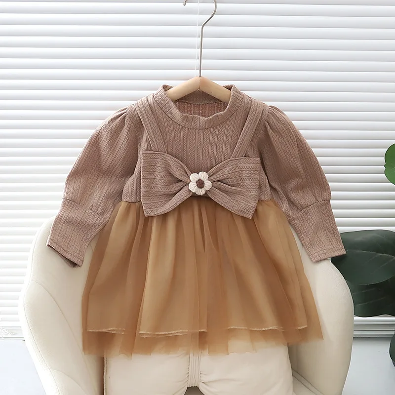 Autumn Newborn Baby Girls' Clothes Bow Princess Dress for Toddler Girls' Clothing 1 Year Baby Birthday Party Dresses
Autumn Newborn Baby Girls' Clothes Bow Princess Dress for Toddler Girls' Clothing 1 Year Baby Birthday Party Dresses
