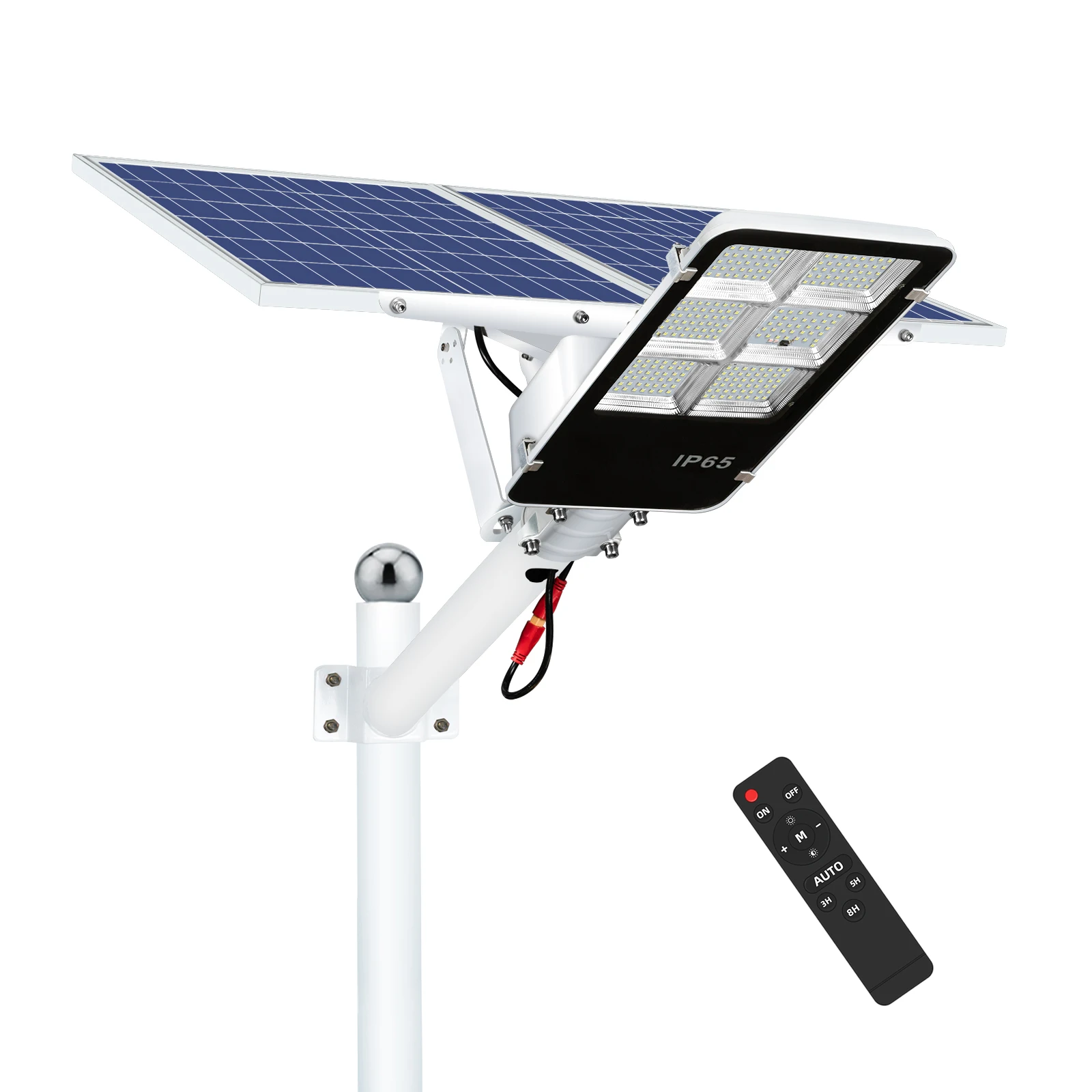 500W Solar Street Lights Outdoor, Dusk to Dawn Solar Led Outdoor Light with Remote Control, 6500K Daylight White Security Led Fl
500W Solar Street Lights Outdoor, Dusk to Dawn Solar Led Outdoor Light with Remote Control, 6500K Daylight White Security Led Fl