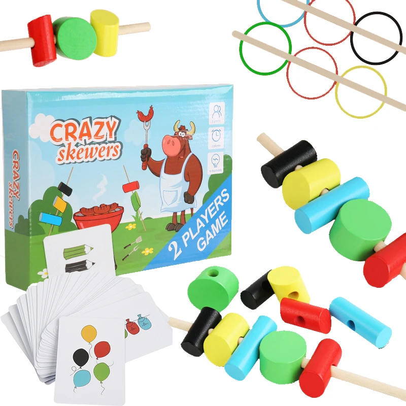 Children Color Matching Logic Games Beaded Toys Wooden Cylinder Blocks Montessori Early Education Thinking Training Stacking Toy
Children Color Matching Logic Games Beaded Toys Wooden Cylinder Blocks Montessori Early Education Thinking Training Stacking Toy