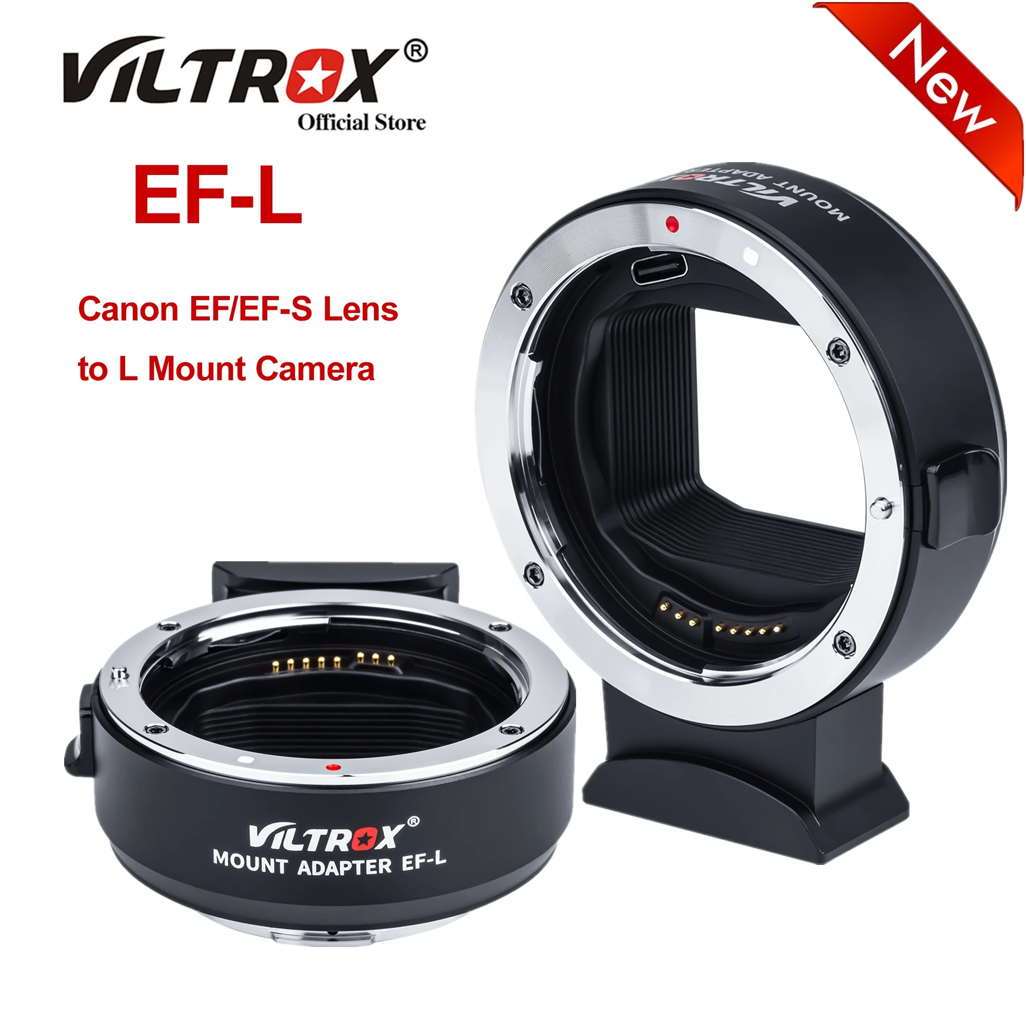 Viltrox EF-L Auto Focus Lens Mount Adapter For Canon EF EF-S Lens To Leica SL2 Panasonic S1 S1R S1H S5 Sigma Fp L Mount Camera
Viltrox EF-L Auto Focus Lens Mount Adapter For Canon EF EF-S Lens To Leica SL2 Panasonic S1 S1R S1H S5 Sigma Fp L Mount Camera