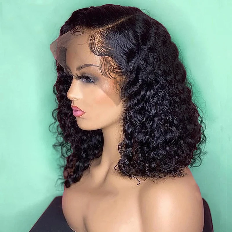 13x4 Short Bob Curly Natural Color Human Hair Wig HD Lace Front Wigs Brazilian Virgin Real Hair 4X4 Curly Bob Lace Highlight Wig
13x4 Short Bob Curly Natural Color Human Hair Wig HD Lace Front Wigs Brazilian Virgin Real Hair 4X4 Curly Bob Lace Highlight Wig