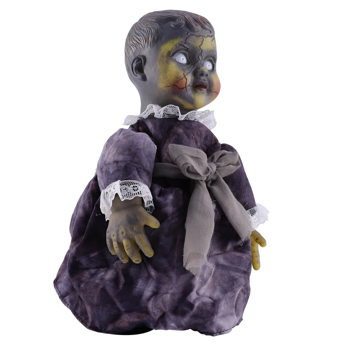 

Halloween Scary Haunted Creepy Decorations Props House Toy Ghost Tricky Voice Activated Induction Baby Walking Horror Zombie