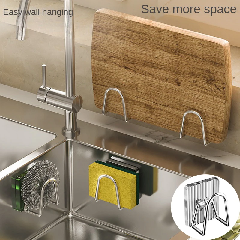 Kitchen Sink Sponge Rack Drain Storage Shelf Self Adhesive Sponges Holder Wall Hooks Kitchen Sink Accessories Storage Organizer
Kitchen Sink Sponge Rack Drain Storage Shelf Self Adhesive Sponges Holder Wall Hooks Kitchen Sink Accessories Storage Organizer
