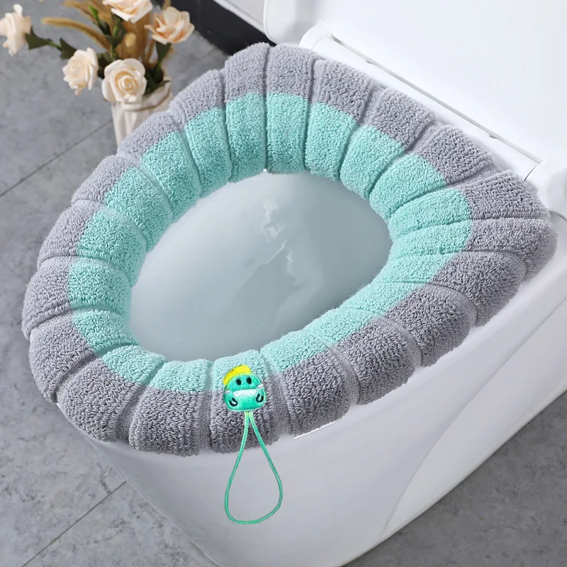 Winter Warm Toilet Seat Cover Mat Bathroom Toilet Pad Cushion with Handle Thicker Soft Washable Closestool Warmer Accessories
Winter Warm Toilet Seat Cover Mat Bathroom Toilet Pad Cushion with Handle Thicker Soft Washable Closestool Warmer Accessories