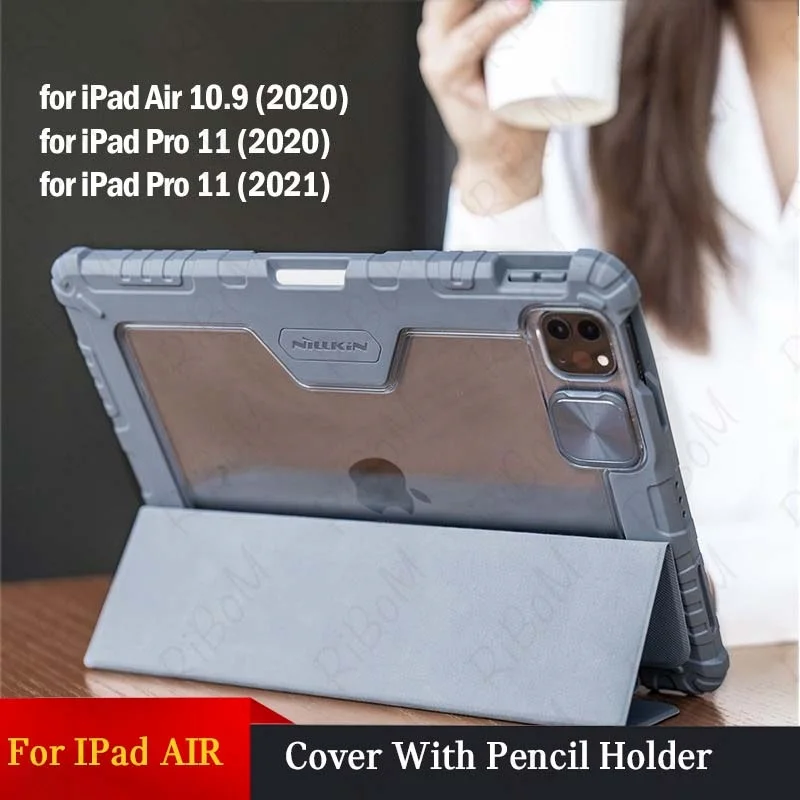 Новый защитный чехол для камеры для Apple IPad Pro 11 2021 2020, кожаный чехол-бампер для IPad Air 2020 с держателем для карандаша
Новый защитный чехол для камеры для Apple IPad Pro 11 2021 2020, кожаный чехол-бампер для IPad Air 2020 с держателем для карандаша