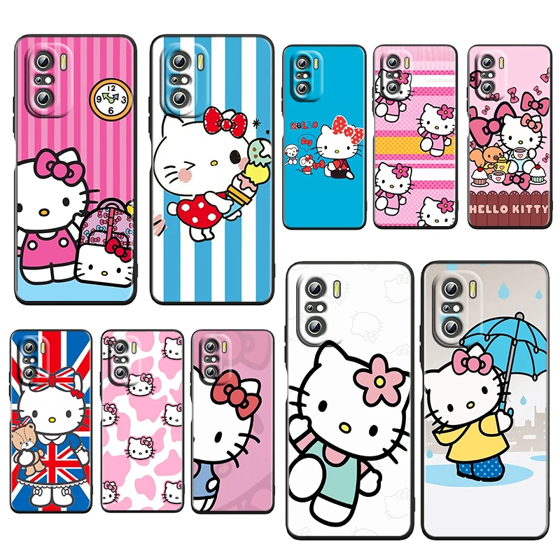 Cartoon Hello Kitty Funny For Xiaomi Redmi K50 K40 Gaming K30 K20 Pro 5G 10X 9T 9C 9A 4G TPU Soft Black Phone Case Fundas Coque
Cartoon Hello Kitty Funny For Xiaomi Redmi K50 K40 Gaming K30 K20 Pro 5G 10X 9T 9C 9A 4G TPU Soft Black Phone Case Fundas Coque