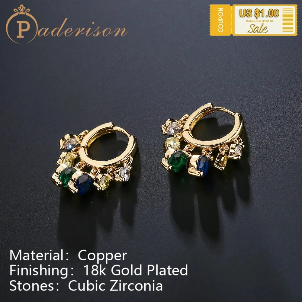 High Quality Copper 18K Gold Plating Geometric Earrings For Women Inlaid With Zircon Shiny Drop Earring No Discoloration Jewelry
High Quality Copper 18K Gold Plating Geometric Earrings For Women Inlaid With Zircon Shiny Drop Earring No Discoloration Jewelry