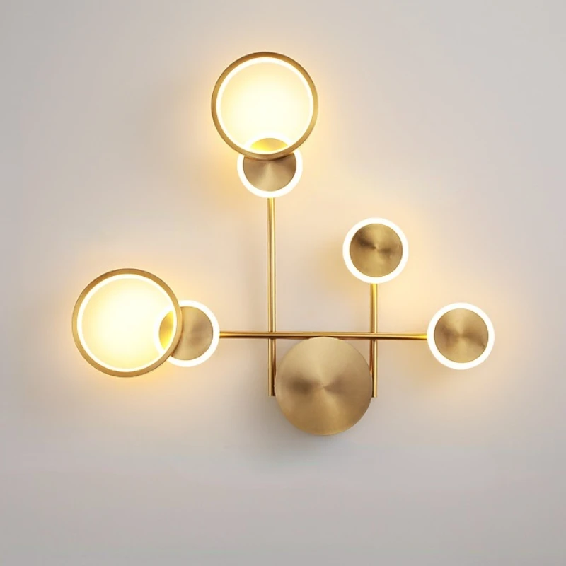 Nordic Modern Simple Art Ring Combination Metal Wall Lamps for Living Room Bedroom Light Fixture Bathroom Decor LED Indoor Light
Nordic Modern Simple Art Ring Combination Metal Wall Lamps for Living Room Bedroom Light Fixture Bathroom Decor LED Indoor Light