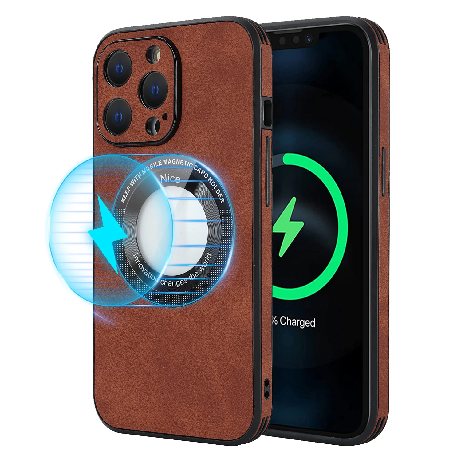 Magnetic Leather Case For iPhone 14 Plus 13 12 11 Pro Max Case For Magsafe Luxury Logo Hole Wireless Charging Shockproof Cover
Magnetic Leather Case For iPhone 14 Plus 13 12 11 Pro Max Case For Magsafe Luxury Logo Hole Wireless Charging Shockproof Cover