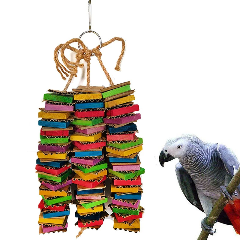 Parrot Bird Toy for Parakeets Agaponis Chewing Cardboard Destroy Birds Toy Parrot Toys for Large Small Birds Toy Accessories
Parrot Bird Toy for Parakeets Agaponis Chewing Cardboard Destroy Birds Toy Parrot Toys for Large Small Birds Toy Accessories