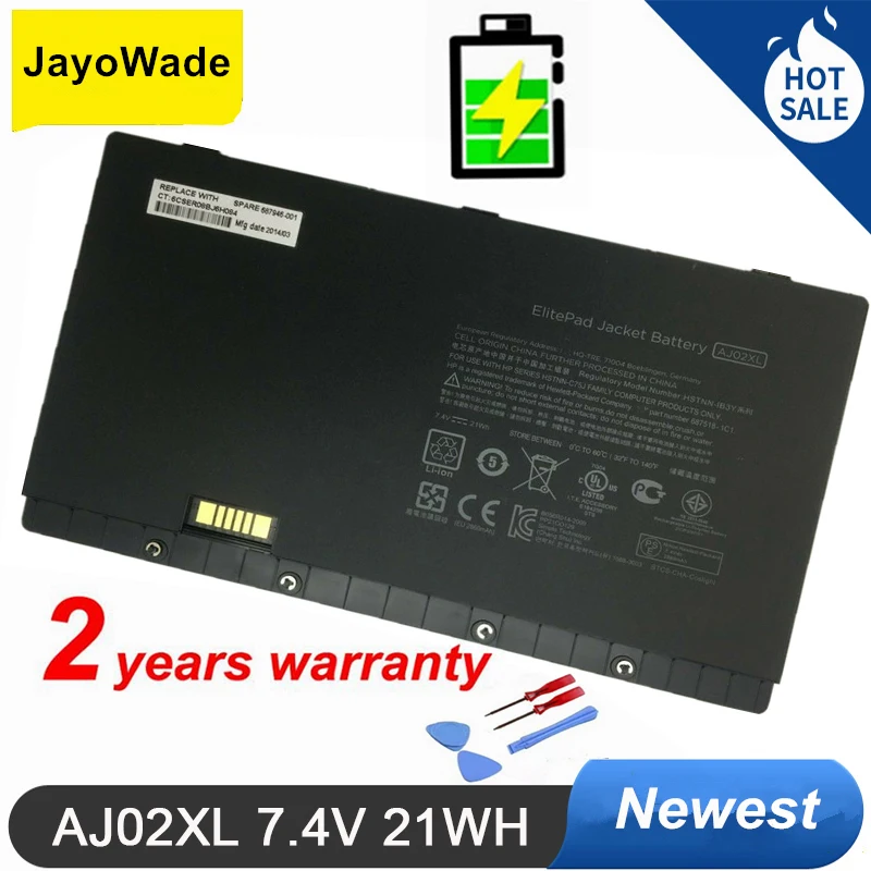 Заводская батарея AJ02XL с задней застежкой для HP Elitepad Jacket 900 G1 1000 G2 series HSTNN-IB3Y 687518-1C1 687945-001 AJ02XL
Заводская батарея AJ02XL с задней застежкой для HP Elitepad Jacket 900 G1 1000 G2 series HSTNN-IB3Y 687518-1C1 687945-001 AJ02XL