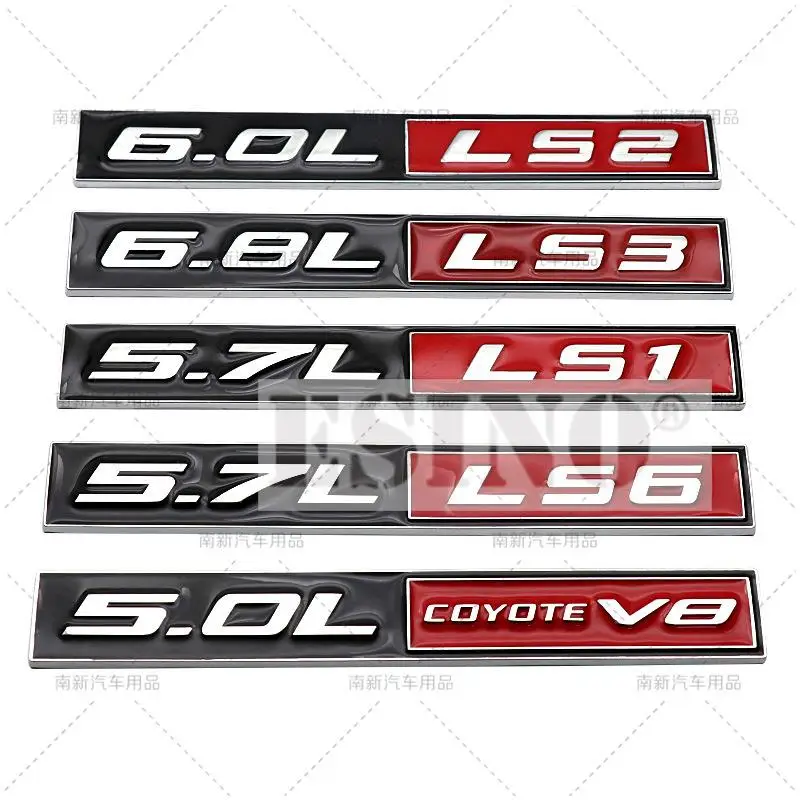 Car Styling 3D Metal Chrome Zinc Alloy Adhensive Emblem 5.0L 5.7L 6.0L 6.8L LS1 LS2 LS3 LS6 V8 Body Trunk Fender Badge Accessory
Car Styling 3D Metal Chrome Zinc Alloy Adhensive Emblem 5.0L 5.7L 6.0L 6.8L LS1 LS2 LS3 LS6 V8 Body Trunk Fender Badge Accessory