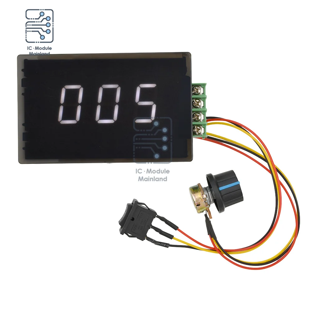 PWM DC 6-60V PWM DC Motor Speed Controller Adjustable Governor Regulator Motor Speed Controller
PWM DC 6-60V PWM DC Motor Speed Controller Adjustable Governor Regulator Motor Speed Controller
