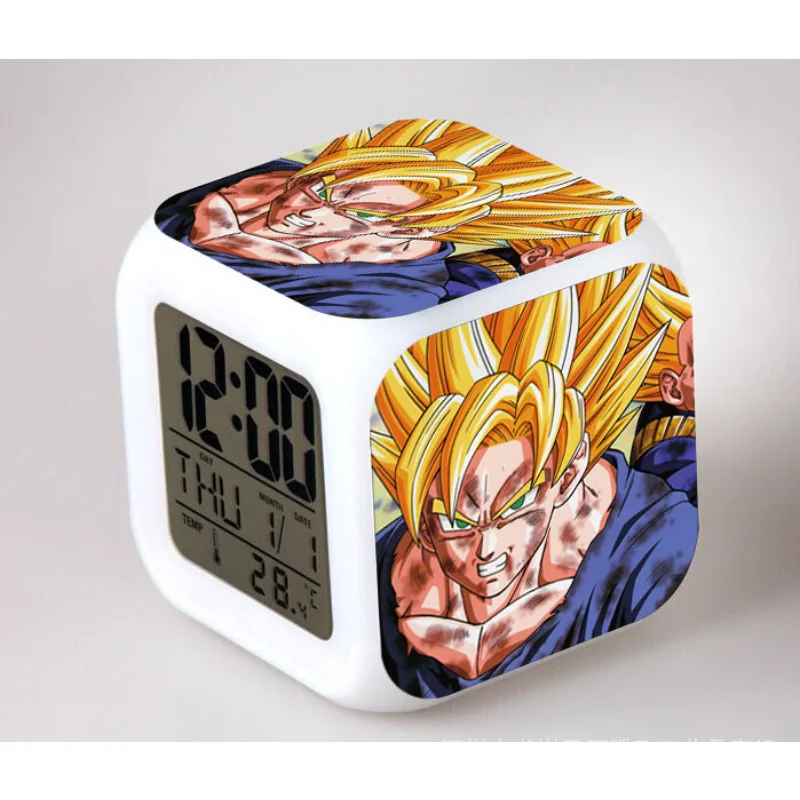 Seven Dragon Ball Cartoon Animation Peripheral Square Colorful Alarm Clock Large Screen Digital Creative Electronic Clock
Seven Dragon Ball Cartoon Animation Peripheral Square Colorful Alarm Clock Large Screen Digital Creative Electronic Clock