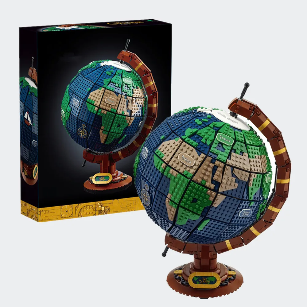 2022 NEW The Globe 2585PCS Fit 21332 Idea Globe Map Model Building Blocks Bricks Technical MOC Bricks Toys Kids Gift Set
2022 NEW The Globe 2585PCS Fit 21332 Idea Globe Map Model Building Blocks Bricks Technical MOC Bricks Toys Kids Gift Set