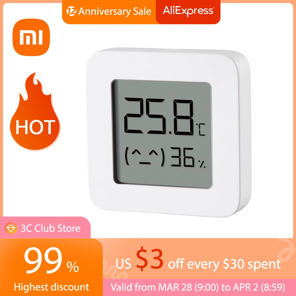 Термометр XIAOMI Mijia, беспроводной гигрометр, 2 ЖК-экрана, цифровой датчик температуры и влажности
Термометр XIAOMI Mijia, беспроводной гигрометр, 2 ЖК-экрана, цифровой датчик температуры и влажности