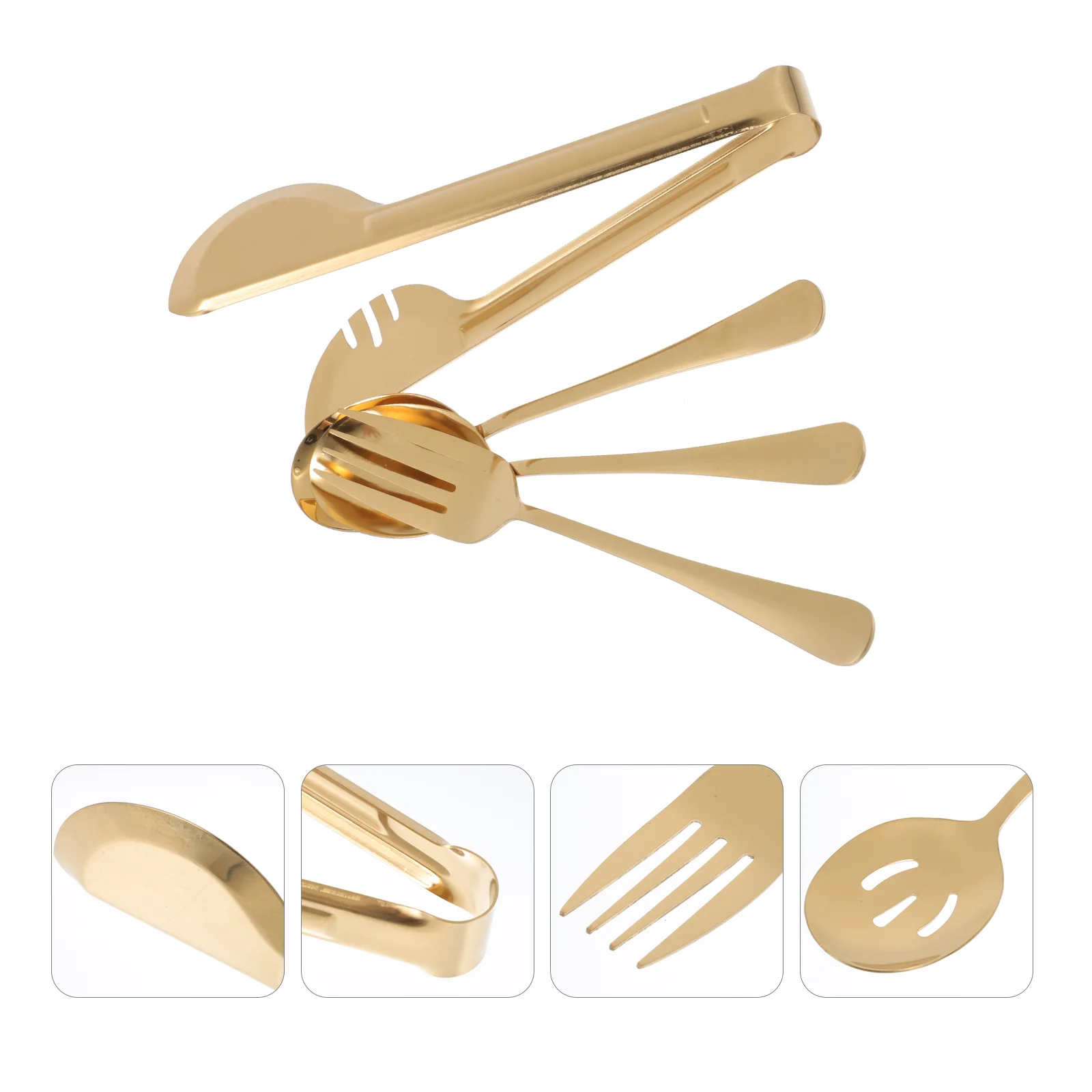 Serving Spoons Tongs Set Stainless Steel Fork Buffet Spoontong Clip Utensils Clamp Flatware Forks Dinner Metal Ice Tableware 
Serving Spoons Tongs Set Stainless Steel Fork Buffet Spoontong Clip Utensils Clamp Flatware Forks Dinner Metal Ice Tableware