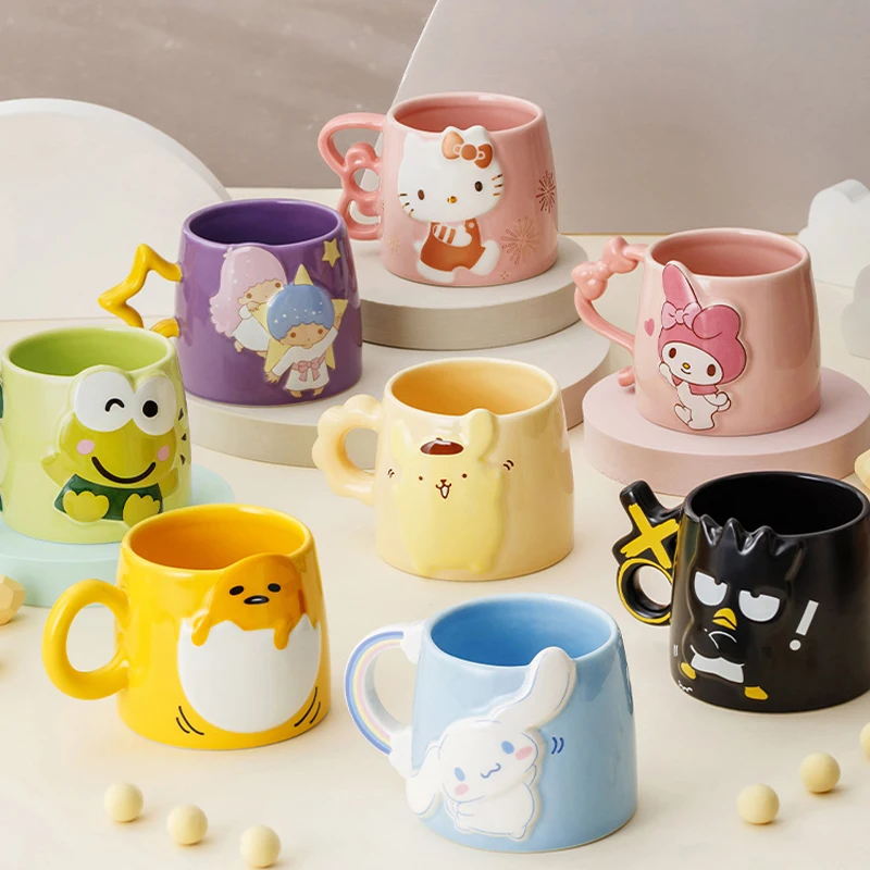 Kawaii Kuromi My Melody Cinnamoroll Mug Ceramic Cartoon Cute Couple Water Cup Valentine's Day Gift Coffee Cup Gift Box Packaging
Kawaii Kuromi My Melody Cinnamoroll Mug Ceramic Cartoon Cute Couple Water Cup Valentine's Day Gift Coffee Cup Gift Box Packaging