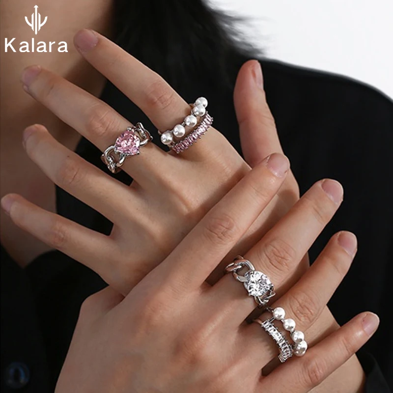 Minority Retro Design Peach Heart Pearl Double-layer Flash Diamond Girl's Ring Personality Sweet Fashion Birthday Present Gift
Minority Retro Design Peach Heart Pearl Double-layer Flash Diamond Girl's Ring Personality Sweet Fashion Birthday Present Gift