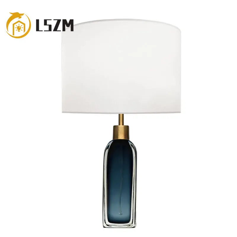 American Style Post Modern Crystal Base Bedside LED Table Lamp with Fabric Glass Shade LED Golden Rack Holder Decor Desk Light
American Style Post Modern Crystal Base Bedside LED Table Lamp with Fabric Glass Shade LED Golden Rack Holder Decor Desk Light