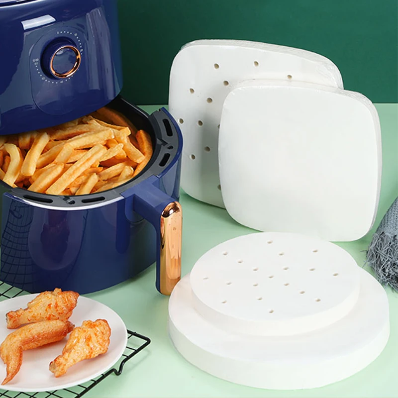 100pcs Air Fryer Paper Special for Baking Kitchen Food Oil-proof Double-sided Silicone Oil Paper Non-Stick Bread Steamer Pad Mat
100pcs Air Fryer Paper Special for Baking Kitchen Food Oil-proof Double-sided Silicone Oil Paper Non-Stick Bread Steamer Pad Mat