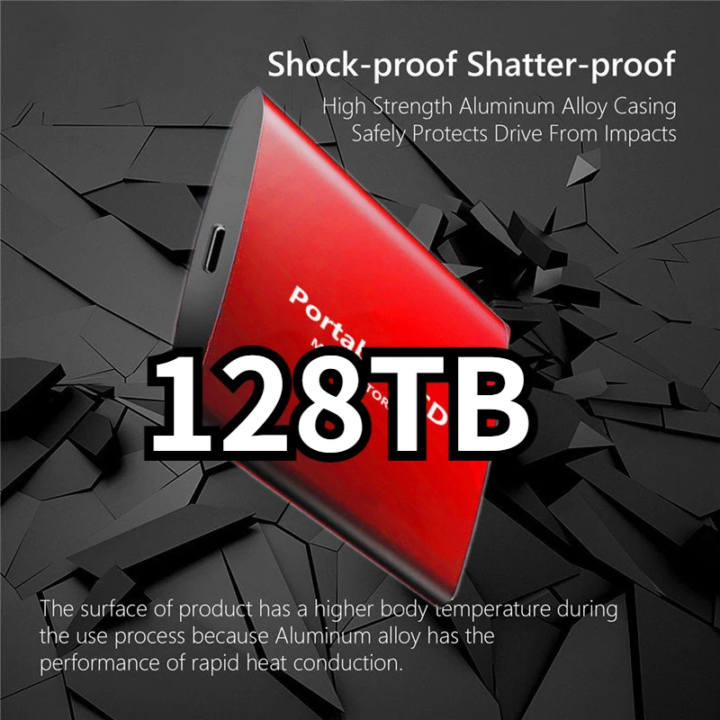 128TB SSD Mobile Solid State Drive 8TB Storage Device Mobile Hard Drives External Electronic Capacity Expander disco duro
128TB SSD Mobile Solid State Drive 8TB Storage Device Mobile Hard Drives External Electronic Capacity Expander disco duro