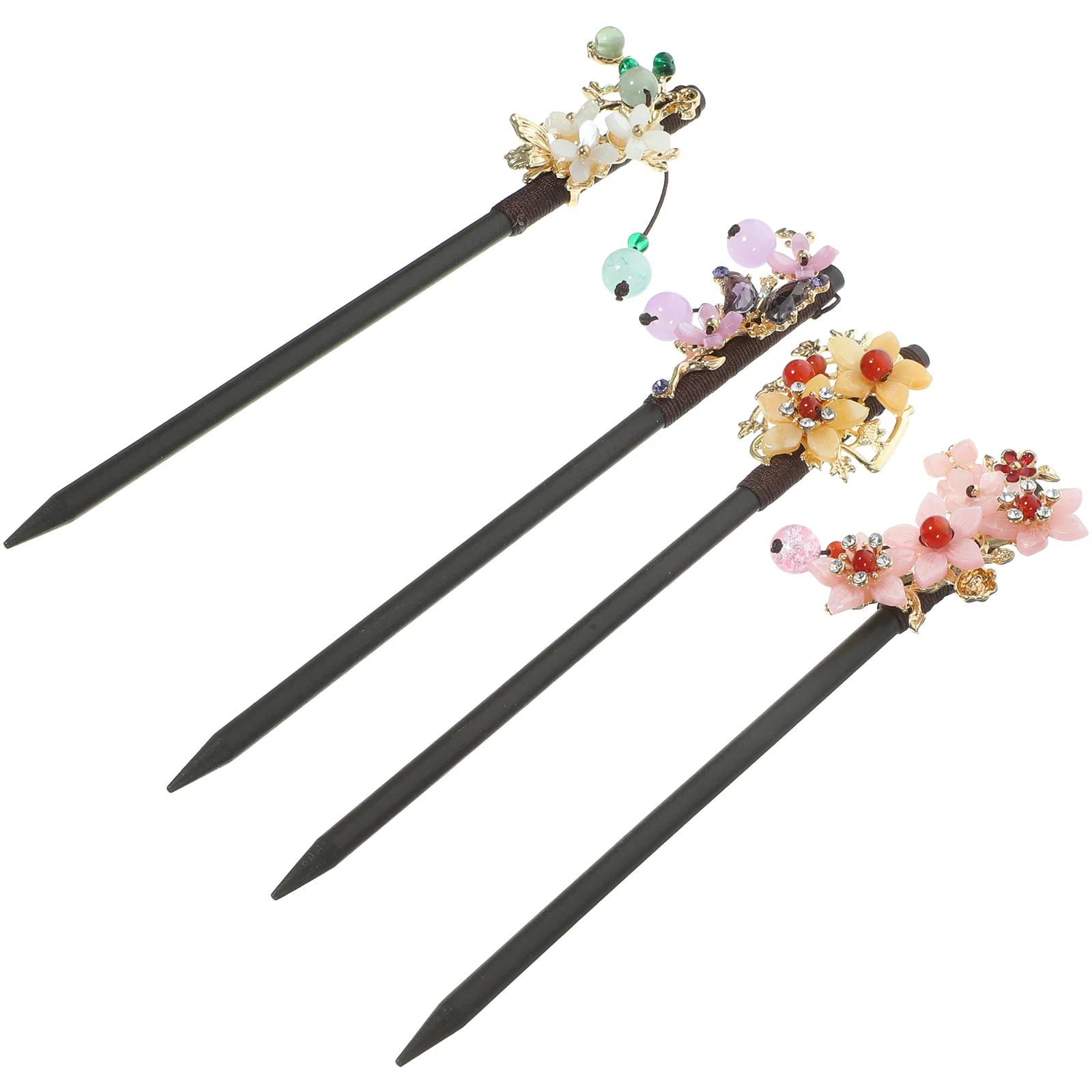 4 Pcs Decor Chinese Style Hair Sticks Girl Accessories Floral Metal Miss Flower Chopstick
4 Pcs Decor Chinese Style Hair Sticks Girl Accessories Floral Metal Miss Flower Chopstick