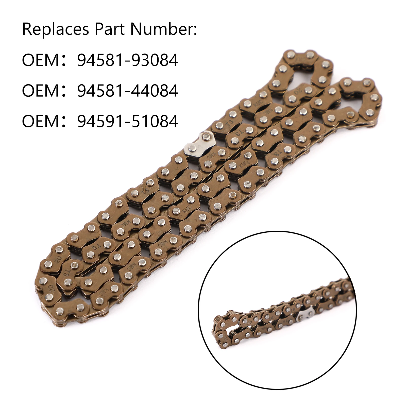 Areyourshop Drive Chain For Yamaha 94581-93084 94581-44084 94591-51084 T90D T90N Yb-1 Yb50 Motorcycle Parts
Areyourshop Drive Chain For Yamaha 94581-93084 94581-44084 94591-51084 T90D T90N Yb-1 Yb50 Motorcycle Parts