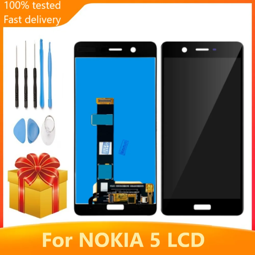Оригинальный дисплей для Nokia 5 N5 TA-1024 TA-1027 TA-1044 TA-1053 2 "ЖК-дисплей с сенсорным
