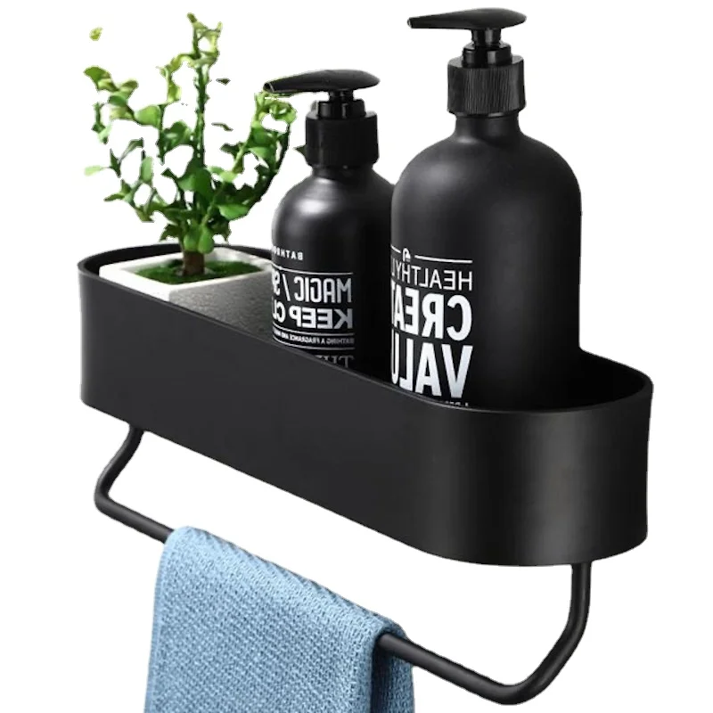 Bathroom Shelf Rack Kitchen Wall Shelves Bath Towel Holder Black Shower Storage Basket Kitchen Organizer Bathroom Accessories
Bathroom Shelf Rack Kitchen Wall Shelves Bath Towel Holder Black Shower Storage Basket Kitchen Organizer Bathroom Accessories