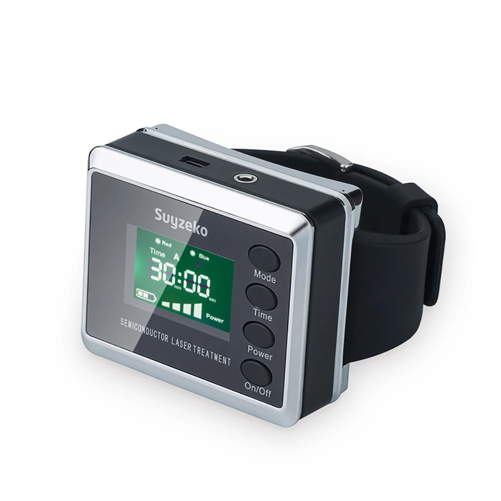 Low level Blood Glucose 650nm Semiconductor lllt Laser Wrist Therapy Watch for Diabetes Medical Smart Watch
Low level Blood Glucose 650nm Semiconductor lllt Laser Wrist Therapy Watch for Diabetes Medical Smart Watch