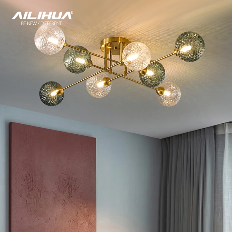Living room ceiling light luxury modern simple lamps main bedroom light green room bedroom main light Nordic living room light
Living room ceiling light luxury modern simple lamps main bedroom light green room bedroom main light Nordic living room light