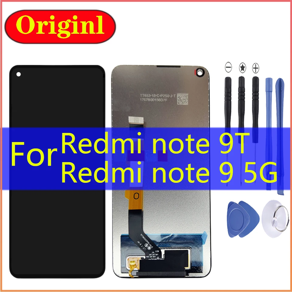 Original LCD For Xiaomi Redmi note 9T Display Touch Screen replacement For Redmi note 9 5G Digitizer Assembly Parts Repair 
Original LCD For Xiaomi Redmi note 9T Display Touch Screen replacement For Redmi note 9 5G Digitizer Assembly Parts Repair