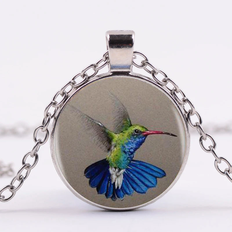 Hummingbird Violet Color Flower Necklace Animal Dainty Birds Glass Photo Cabochon Pendant Jewelry Gift for Women Children
Hummingbird Violet Color Flower Necklace Animal Dainty Birds Glass Photo Cabochon Pendant Jewelry Gift for Women Children