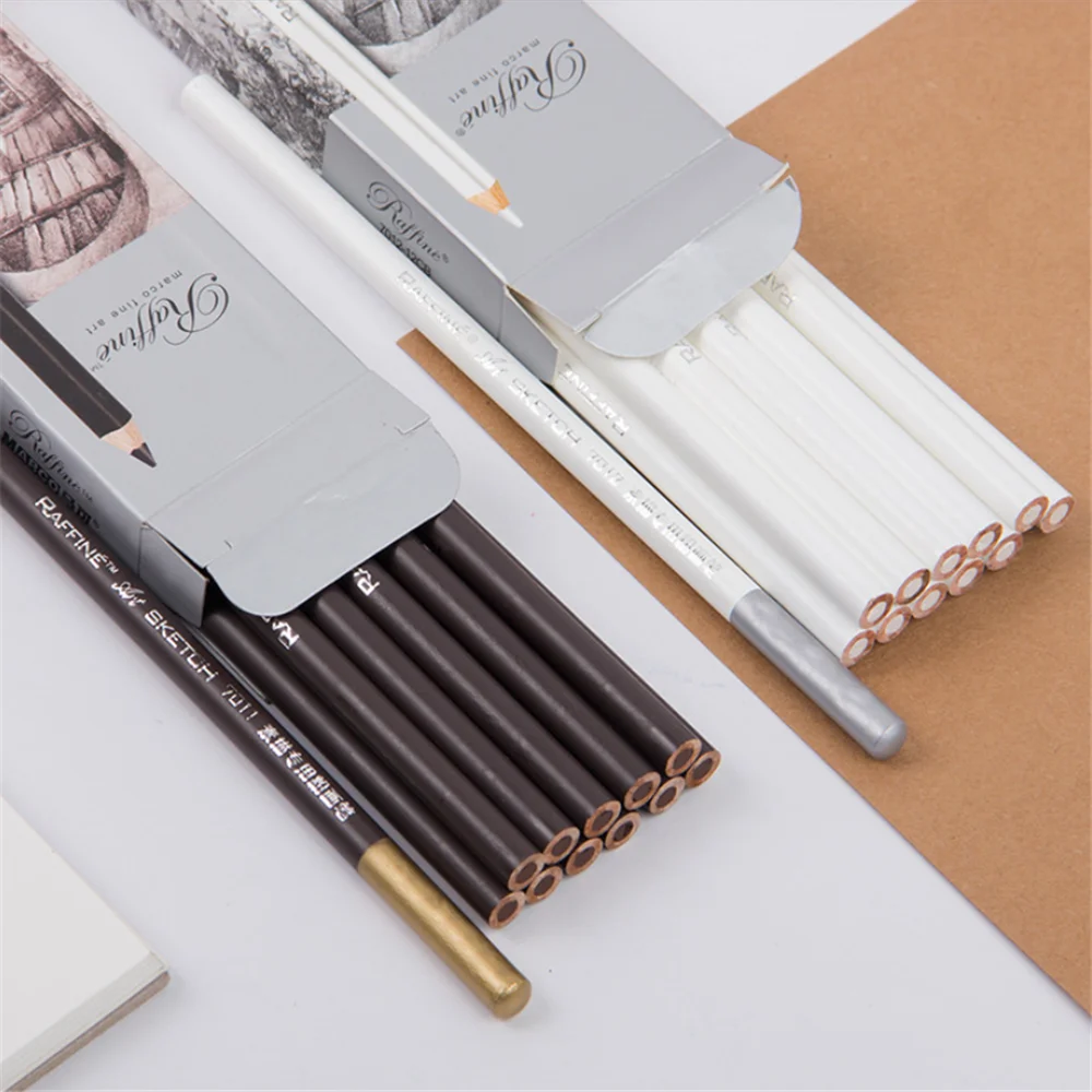 1-2pcs Brown White Sketch Pencil Non-toxic Base Pastel Art Highlight Pencil Professional Panting Drawin Tool School Supplies
1-2pcs Brown White Sketch Pencil Non-toxic Base Pastel Art Highlight Pencil Professional Panting Drawin Tool School Supplies