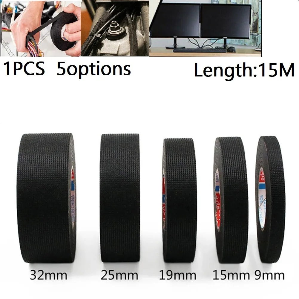 Термостойкая клейкая лента 15 м для электропроводов для защиты автомобиля
Термостойкая клейкая лента 15 м для электропроводов для защиты автомобиля