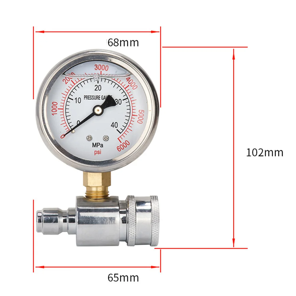 Pressure Washers Washer Gauge Sturdy 0-400 Kg Pressure Resistance 6000Psi Brass Material Easier To Read Excellent Service Life
Pressure Washers Washer Gauge Sturdy 0-400 Kg Pressure Resistance 6000Psi Brass Material Easier To Read Excellent Service Life