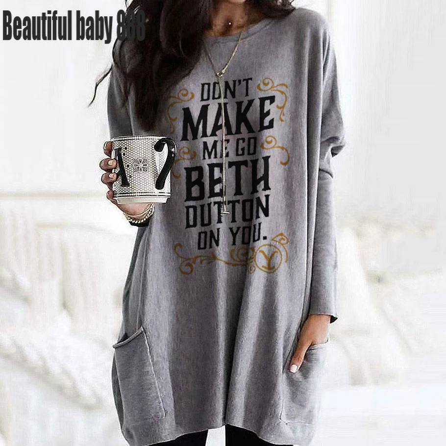 Meqeiss 2022 New Women's Printed Sweatshirt Fashion Women Round Neck Long Sleeve Pullover Yellowstone Dutton Ranch Sweatshirt
Meqeiss 2022 New Women's Printed Sweatshirt Fashion Women Round Neck Long Sleeve Pullover Yellowstone Dutton Ranch Sweatshirt