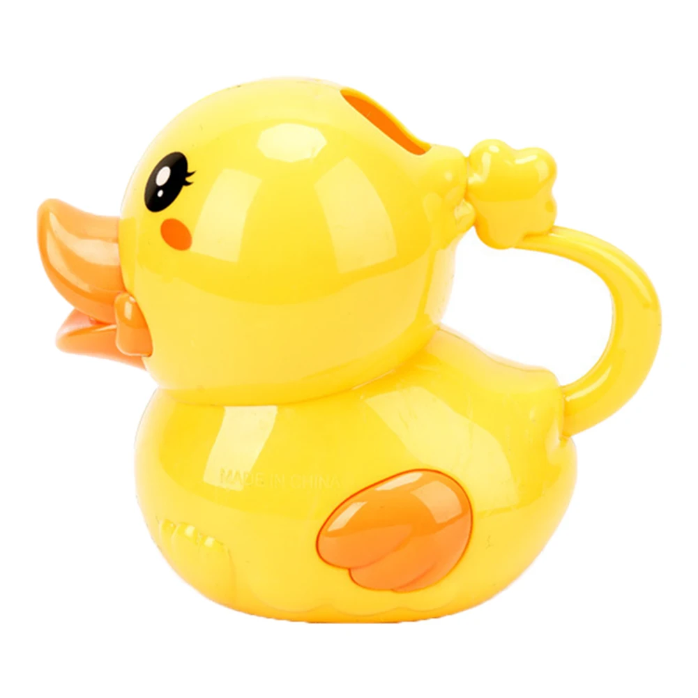 Cartoon Plastic Yellow Duck Watering Pot Baby Watering Pot Bath Toys Beach Water Spray Educational Toys for Boys and Girls
Cartoon Plastic Yellow Duck Watering Pot Baby Watering Pot Bath Toys Beach Water Spray Educational Toys for Boys and Girls