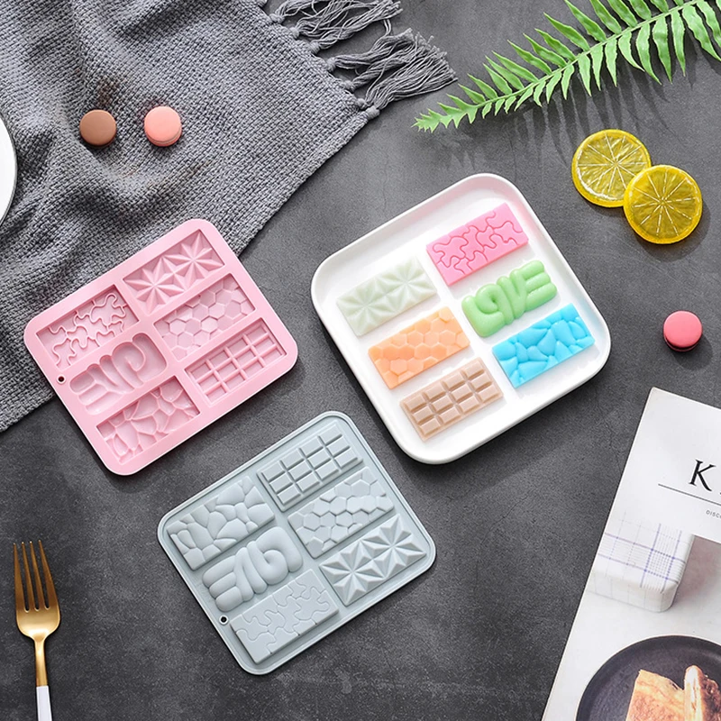 6 Different Shapes Chocolate Plate Mold Rectangular Silicone Candy Waffle Baking Tools Cake Decorating Tools Silicone Bakeware
6 Different Shapes Chocolate Plate Mold Rectangular Silicone Candy Waffle Baking Tools Cake Decorating Tools Silicone Bakeware
