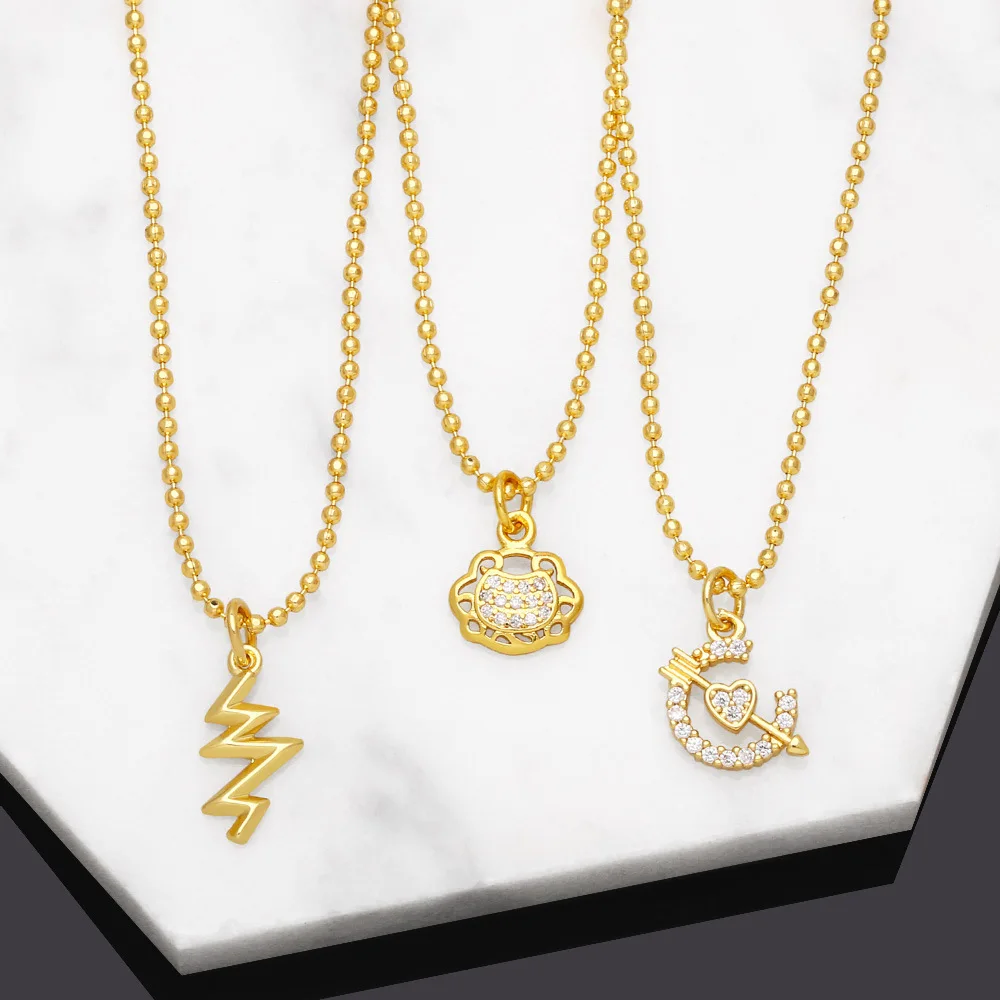 Fashion Personality Simple Electrocardiogram Pendant Clavicle Chain New Fashion Wear Heart Arrow Necklace Accessories
Fashion Personality Simple Electrocardiogram Pendant Clavicle Chain New Fashion Wear Heart Arrow Necklace Accessories