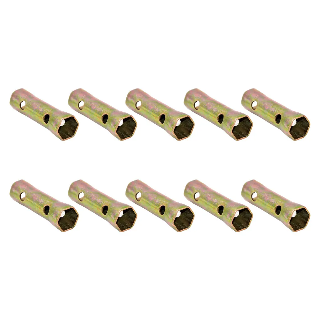 10 Pieces Universal Portable Metal Motorcycle Spark Plug Spanners Double End Hex Socket Wrenches Motorbike Spare Parts
10 Pieces Universal Portable Metal Motorcycle Spark Plug Spanners Double End Hex Socket Wrenches Motorbike Spare Parts