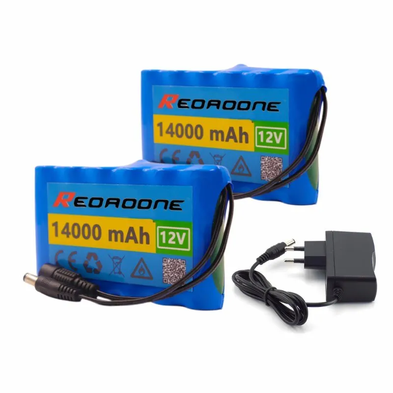 100% Original 12V Battery Pack 14Ah 18650 Rechargeable Lithium Ion Battery Pack cCapacity DC 12.6V 14000mAh CCTV Cam Monitor
100% Original 12V Battery Pack 14Ah 18650 Rechargeable Lithium Ion Battery Pack cCapacity DC 12.6V 14000mAh CCTV Cam Monitor