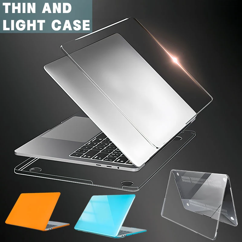 

light Caso do portátil para apple macbook New 13.3 Pro (A1706/A1708/A1989/A2159)15.3Air A2941 Pro16 A2141 cristal capa protetora