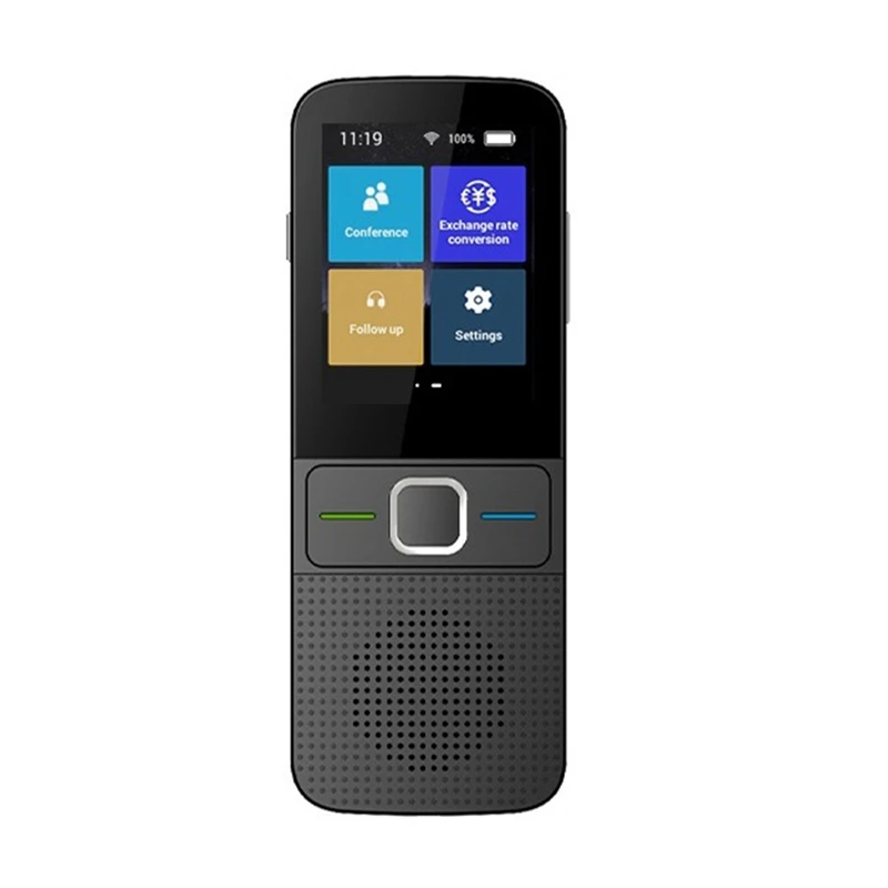 T10 Offline Voice Translator Photo Translation Smart Portable 137 Languages Real Time Translator Inter-Translation Machine Black
T10 Offline Voice Translator Photo Translation Smart Portable 137 Languages Real Time Translator Inter-Translation Machine Black