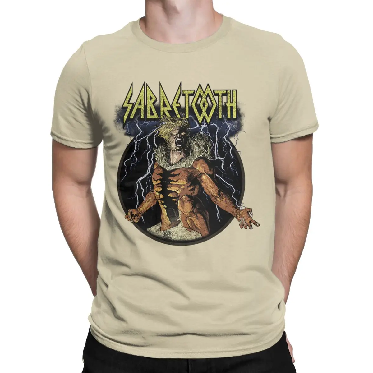 

Men's Disney Sabretooth Storm Marvel X-Men T Shirt Cotton Clothing Funny Short Sleeve Crewneck Tee Shirt Printed T-Shirts