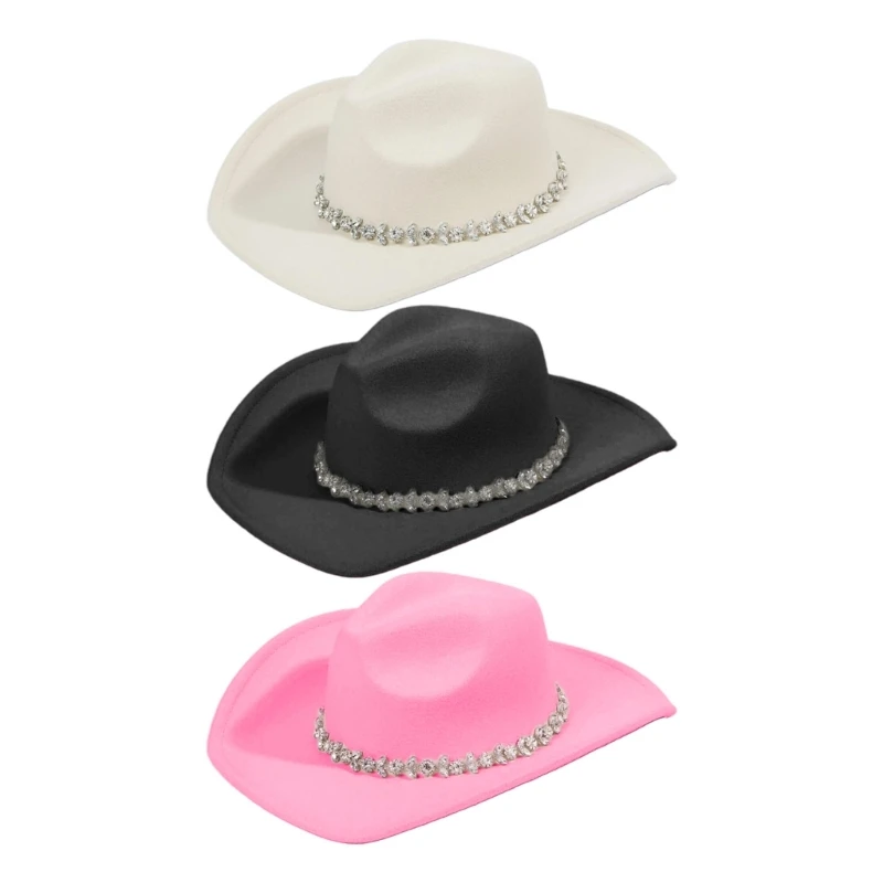 Cowgirl Hat with Shimmering Rhinestones for Bachelorette Party Ultra-flashing Rhinestones Western Cowgirl Hat for Bride
Cowgirl Hat with Shimmering Rhinestones for Bachelorette Party Ultra-flashing Rhinestones Western Cowgirl Hat for Bride