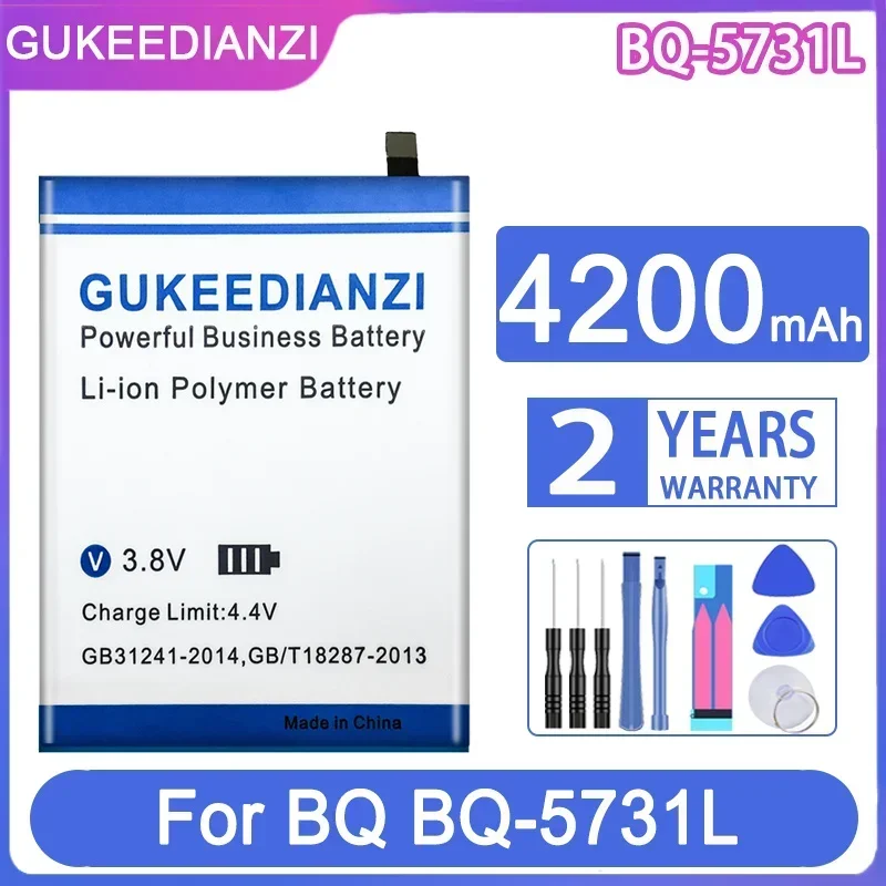 Сменный аккумулятор GUKEEDIANZI BQ-5731L 4200 мАч для аккумуляторов мобильных телефонов BQ
